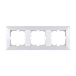 Cadru triplu Alb O103/01E EXEN (Odak)