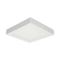 LETI LED 24W, downlight, montat la suprafață, pătrat, pătrat, 2000lm, 4000K, alb, sursă de alimentare LED încorporată