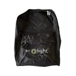 Rucsac 1 compartiment + buzunar Negru Eco Light