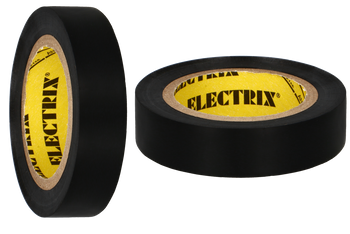 Bandă izolatoare electrică din PVC 15mm x 10m impermeabil Anticor 211 negru