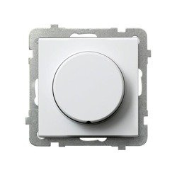Dimmer universal pentru sarcini cu incandescență, halogen și LED alb Ospel Sonata lP-8RL2/m/00
