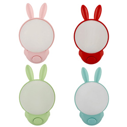 Lampă de priză pentru copii BUNNY lampă de noapte 1W 30lm IP20 2CCT (culoare aleatorie: roz/albastru/verde/roșu) | HOROZ