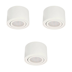 Set de 3x ZALDA OV White IP20 EDO777451 + 3x GARI LED INSERT 4,8W 3000K EDO777639, EDO Solutions