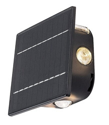 Lampă solară Emmen 0.5W IP54 50lm LED negru Rabalux 77034