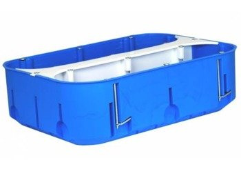 Cutie pentru pereți goi, plăci de gips-carton 6 x fi 60 mm adâncime, cu 6 falduri MULTIBOX Simet P6x60D