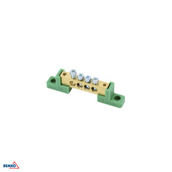 Blocul terminal pe izolatori plat 8x12 4-piatră verde Bemko