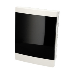 Tablou de distribuție încastrat cu 16 module (2x8) alb fumuriu EDO777845 EDO Technic