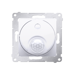 Simon 54 Premium Întrerupător alb cu senzor de mișcare (modular) 20-500 W, DCR10T.01/11