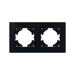 Ramă dublă ABS neagră, seria ViP ViPlast