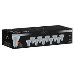Set de 10x FARI LED GU10 7.5W 4000K neutru NW bec 700lm 120st Edo Solutions