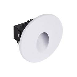 Corp de iluminat pentru scări AZYL LED C 1.6W 4000K 70lm WHITE alb rotund alb IP54 STRUHM