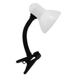 Lampă de birou TOLA E27 WHITE CLIP STRUHM 02853