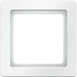 Q.1 Ramka biała, 1-krotna aksamit Berker