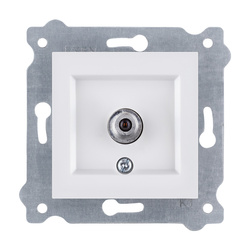 Priză SAT cu filtru, conector tip F Alb 262/01E EXEN