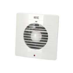 Ventilator CLASSIC Ø100mm alb | 500.000.100 | HOROZ