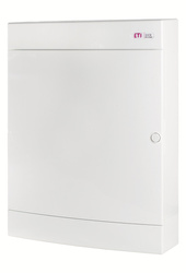 Tablou multimedia aplicat 3x18 cu placă, priză și șină TH / IP40 400V AC / ECT 3X18PO MEDIA‑MOD 0011013 ETI