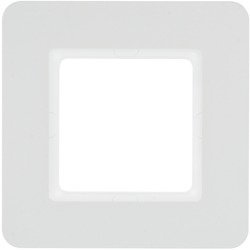 Q.7 Ramka 1-krotna, biały aksamit, lakierowana, Berker, 10116189