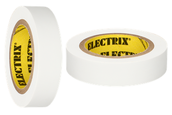 Bandă izolatoare electrică din PVC 15mm x 10m impermeabil Anticor 211 alb