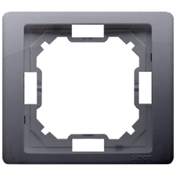 Ramka 1-krotna Neos srebrny mat Simon Basic BMRC1/43