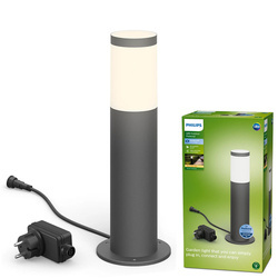 Set de bază 1 buc LV LED post 2700K 600lm IP44 35cm antracit Philips