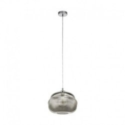 Pendul EGLO DOGATO 39534, E27 1X60W Ø330mm, Negru Transparent
