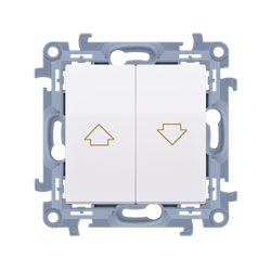 Buton pentru jaluzele (modul) 10A 250V alb Simon 10