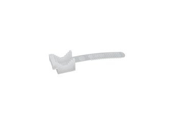 Clips tip curea; albă; Lung: 65mm; 25buc; Seria prod: UP-22; Ø: 22mm; H.7202A PAWBOL