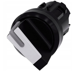 Comutator rotativ SIRIUS ACT cu posibilitate de iluminare 22mm rotund negru/alb O-I 3SU1002-2BF60-0AA0 Siemens