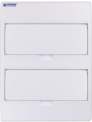 PANOU MODULAR S24 MONTAT ÎNCASTRAT IP40 CU CAPAC ALB N+PE