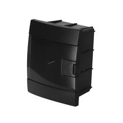 Tablou de distribuție cu 4 module încastrat fum negru HOROZ