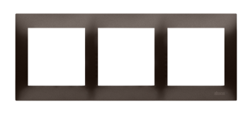Simon 54 Premium Ramă maro 3 căi universală IP20/IP44, DR3/46