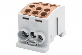 Terminal HLK 100A-3 (1x25.2x16 / 1x25.2x16)-maro F-electro