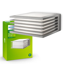 Shades wall lantern grey 1x42W 230V Philips