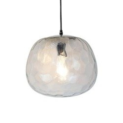 Lampă suspendată rotundă 25cm E27 Designer din sticlă transparentă VT-7254 3882 V-TAC