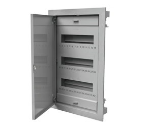 Tablou de distribuție modular 3x12 încastrat cu ușă metalică IP40 C.1536 Pawbol