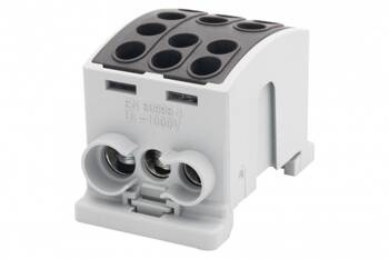 Terminal HLK 100A-3 (1x25.2x16 / 1x25.2x16)-negru F-electro