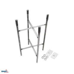 Ancoră de fundație pentru stâlp de iluminat 160x160mm Bemko