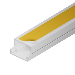 Tava de cablu autoadeziv 25x16 (2m) Alb EDO777754