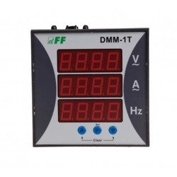 Aparat de măsurare a parametrilor de reţea; pe panou; 1-fazată; DMM-1T F&F