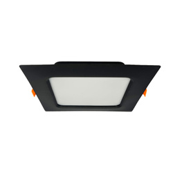 Corp de iluminat încastrat LED ALEXIS-SQ 18W 1660lm IP20 CCT, pătrat, negru | HOROZ