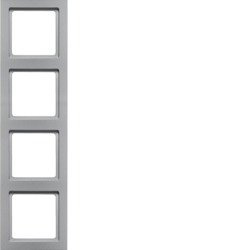 Q.3 Ramka 4-krotna, alu aksamit, lakierowany Berker 10146094