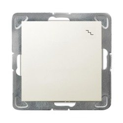 Întrerupător de scări  ecru Ospel Impresja lP-3Y/m/27