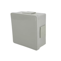 Doză Aparentă 86x86x40mm IP55 4 Intrare Click Presetupe de cauciuc Gri VP-01 EDO777907 EDO Technic