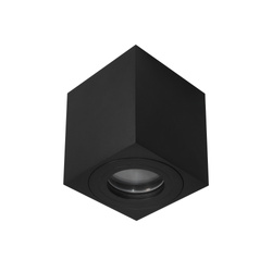 Corp de iluminat de tavan etanș pentru baie LARKS Black IP44 GU10 220–240V negru EDO777862 EDO Solutions