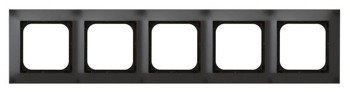 Ramă 5 posturi antracit Ospel Impresja R-5Y/50