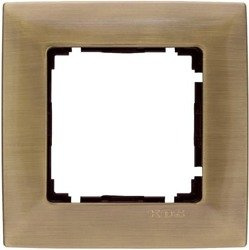 METAL Ramka pojedyncza mosiądz rustykalny Vena Metal KOS