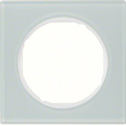 R.3 Ramka 1-krotna, szkło białe Berker