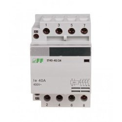 Contactor modular 40A 4×NO 24V AC ST40-40-40-24V F&amp;F