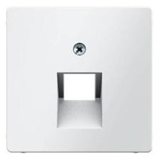 Q. Płytka czołowa do gniazda telefonicznego pojedynczego, biały Berker
