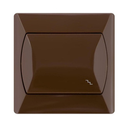 Întrerupător de scări  maro Ospel Akcent lP-3A/24